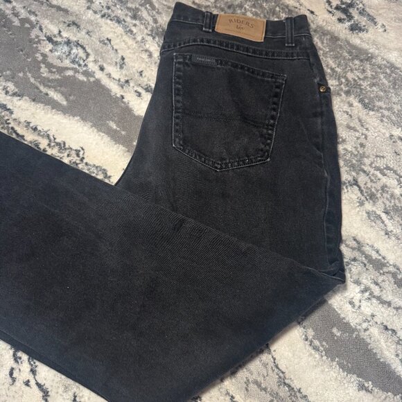 Riders by Lee Dark Wash Black Straight Denim Jeans - Picture 11 of 12